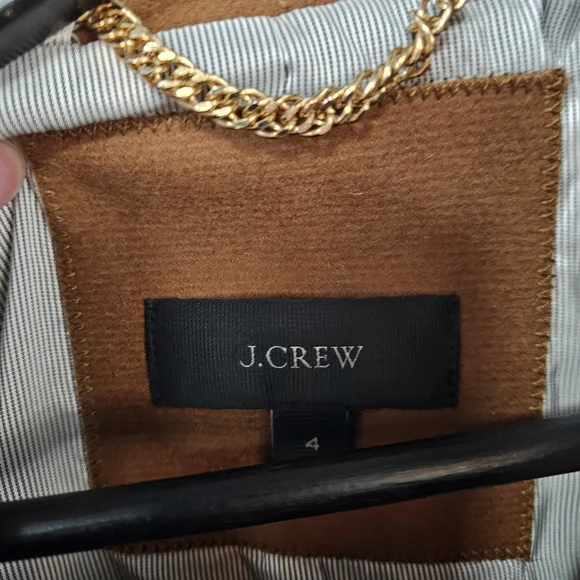 J. Crew Double-Breasted Camel Peacoat - Picture 4 of 6